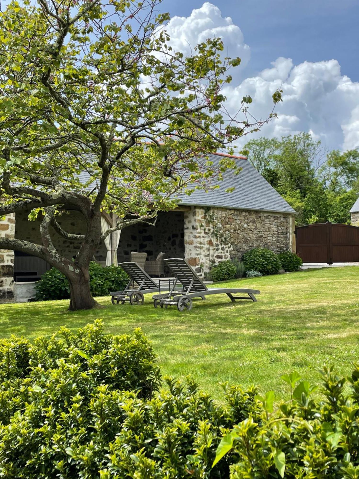 Les Cottages Du Manoir, Jacuzzi -Crozon Exterior foto